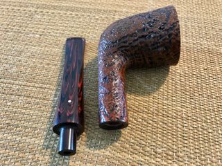 UNSMOKED DUNHILL COUNTY 5105,  DUBLIN SHAPED PIPE,  MADE IN ENGLAND 1986,  RARE 10