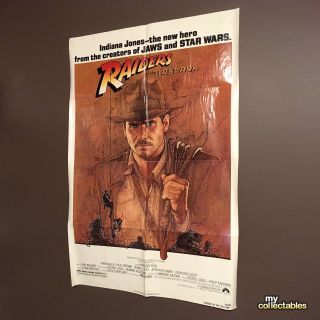 Vintage Indiana Jones Movie Poster 1981