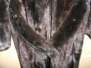 VINTAGE BLACK MINK FULL LENGTH COAT FROM WILLIGES SIOUX CITY 6