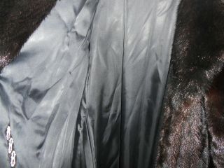 VINTAGE BLACK MINK FULL LENGTH COAT FROM WILLIGES SIOUX CITY 7