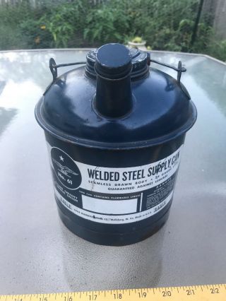 Vintage Eagle 1 - Gallon Welded Steel Gas Supply Can,  No.  61
