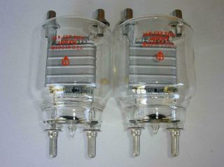 833a Amperex Power Triodes X 2,  150 Watts For Valve Amps Nos,  Rare
