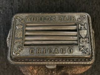 Antique 1893 Chicago World 