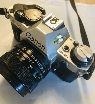 CANON AE - 1 Program 35mm Film Vintage Body Lense Strap 3