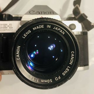 CANON AE - 1 Program 35mm Film Vintage Body Lense Strap 8