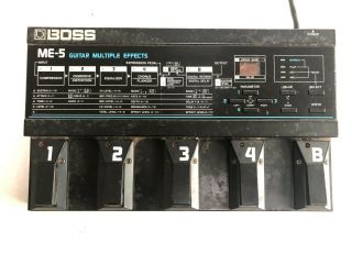Vintage Boss Me - 5 Electric Guitar Multiple Effect Pedal Made In Japan