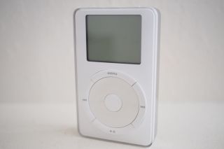 Vintage Apple Ipod Classic Firewire 2nd Generation 20gb White A1019