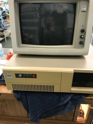 Vintage Ibm Computer/monitor/keyboard