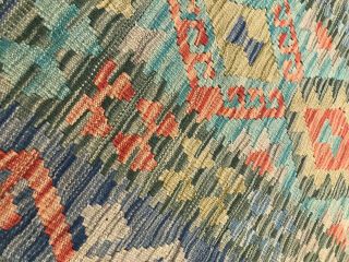 Vintage Tribal Veg dye Hand - Made Kilim Area Rug 2.  7x6.  3 RUNNER—WHOLESALE U01 6