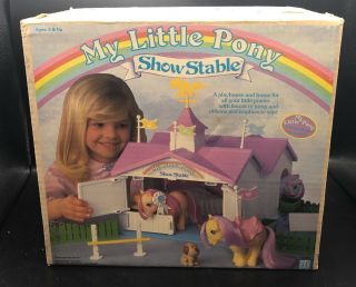 Vintage My Little Pony Show Stable Nib