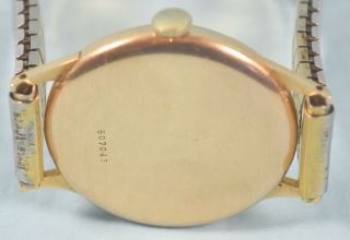 Vintage Swiss Zenith 18K Gold Wrist Watch - 1955 4