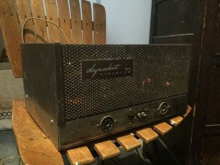 Vintage Dynaco Dynakit Stereo 70 Tube Type Power Amplifier Powers On 4