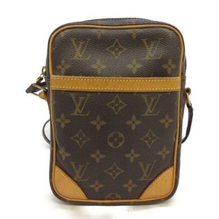Louis Vuitton Danube Crossbody Shoulder Bag M45266 Monogram Brown Vintage
