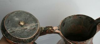 35 cm Antique Dallah islamic Coffee Pot copper brass RARE 11