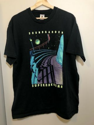 Vintage 1994 Superunknown Soundgarden T Shirt Rare Black Xl Single Stitch