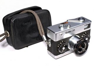 Vintage Rollei 35 Honeywell Compact Camera - Germany - Carl Zeisstessar 1:3,  5 40mm