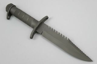 BUCK USA,  VINTAGE MODEL 184 BUCK MASTER FIXED BLADE SURVIVAL KNIFE & BOX,  NR 4
