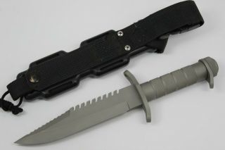 BUCK USA,  VINTAGE MODEL 184 BUCK MASTER FIXED BLADE SURVIVAL KNIFE & BOX,  NR 7