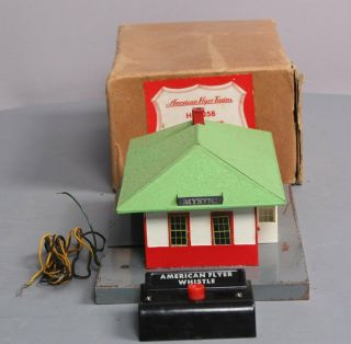 American Flyer 259 Ho Scale Vintage Operating Whistling Station
