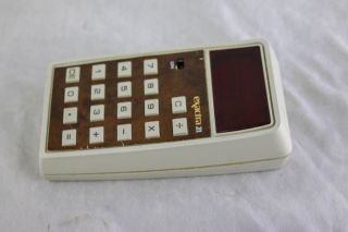 Vtg 1974 Texas Instruments TI Exactra 21 Calculator with Instructions 8