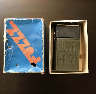 Rare Vtg 70s Univox Fuzz Pedal Rare Color Box -