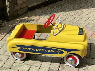 Vintage AMF Pacesetter Pedal Car Race Car All And The Best One Ever 2