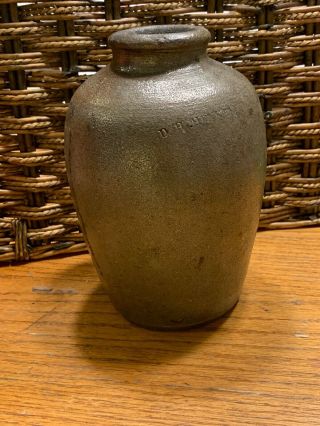 Rare VALLEY OF VIRGINIA STONEWARE CANNING JAR / VASE,  salt - glazed D.  H.  Henkel 11
