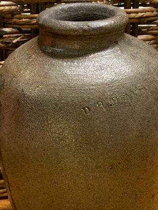 Rare VALLEY OF VIRGINIA STONEWARE CANNING JAR / VASE,  salt - glazed D.  H.  Henkel 12