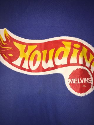 Vtg Rare 93 Melvins Tour Shirt Houdini Hot Wheels Nirvana Tad Soundgarden Mudhon
