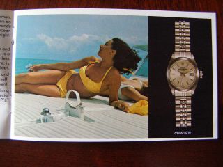 Vintage 1970 Rolex Sportsfolio Booklet GMT 1675 Explorer 1655 Daytona 6263 3
