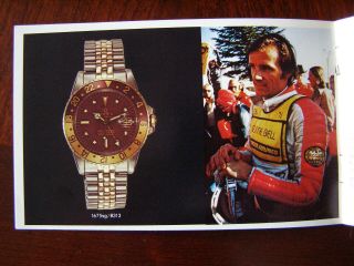 Vintage 1970 Rolex Sportsfolio Booklet GMT 1675 Explorer 1655 Daytona 6263 4