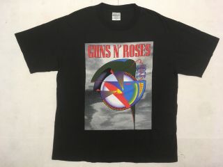 Vintage 1993 Guns N Roses Coma Concert Tour T - Shirt Gnr Brockum Xl Euc