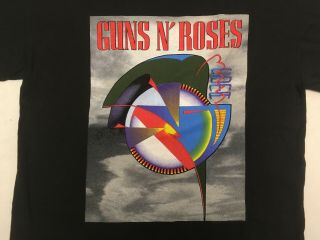 Vintage 1993 Guns N Roses COMA Concert Tour T - shirt GNR Brockum XL EUC 2