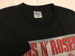 Vintage 1993 Guns N Roses COMA Concert Tour T - shirt GNR Brockum XL EUC 4