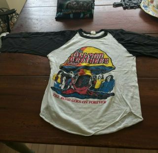 Allman Brothers Band Rare Vintage Concert T - Shirt 1981