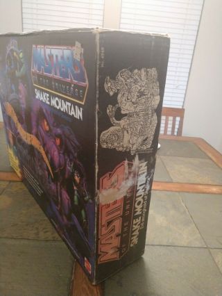 Vintage 1983 Motu Masters Of The Universe Snake Mountain Box He - man 4