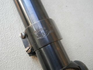 Vintage Weaver K8 60 - B Rifle Scope W/ Redfield Quick Switch Rings Clear Bright 5