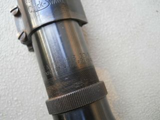 Vintage Weaver K8 60 - B Rifle Scope W/ Redfield Quick Switch Rings Clear Bright 6
