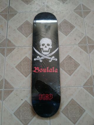 Flip Skateboard Co.  Vintage Ali Boulala Pirate Skull Logo Skateboard Deck