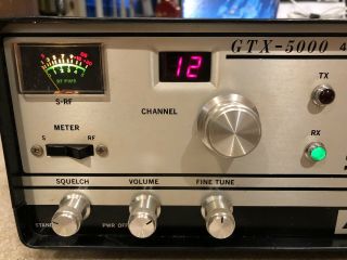 Vintage Gemtronics GTX - 5000 40 Channel CB Radio Transceiver,  Mic 3