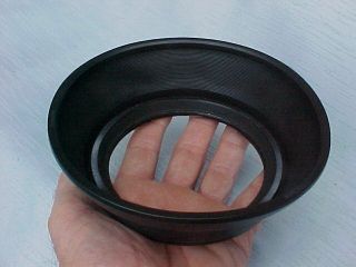 Rare Vintage Zeiss Ikon B96 Lens hood – Rubber Collapsible – 3
