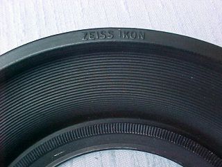 Rare Vintage Zeiss Ikon B96 Lens hood – Rubber Collapsible – 4