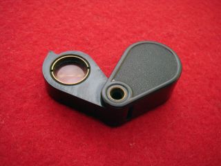 CARL ZEISS 10X MAGNIFYING GLASS LOUPE THREAD COUNTER VINTAGE ANTIQUE SMALL RARE 5