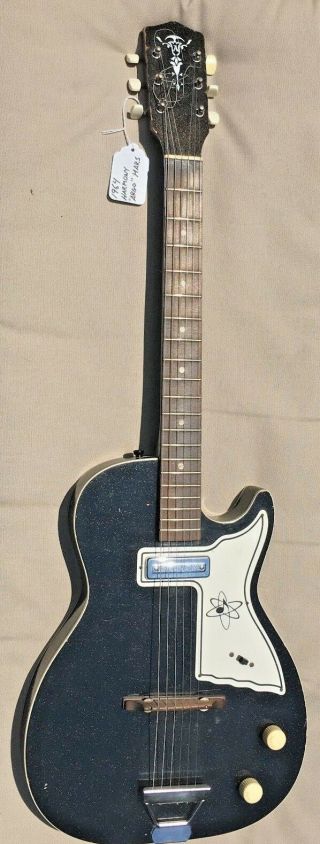 Vintage 1960s Harmony Stratotone Alden Electric Guitar
