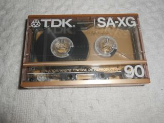 Vintage Tdk Sa - Xg 90 Cassette Tape Made In Japan