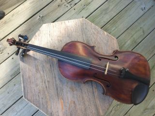 Antique Mateus Albani Fecit 1786 Violin Grafted Neck Full Size