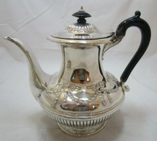 Antique Georgian Sterling silver coffee pot,  645 grams,  1833 5