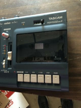 Vintage TASCAM MINISTUDIO PORTA02 MKII Cassette Recorder Great Shape FST SHIP 2