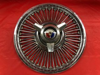 Rare Vintage 1965–67 Ford 14” Spinner Hubcap Falcon Mustang Fairlane