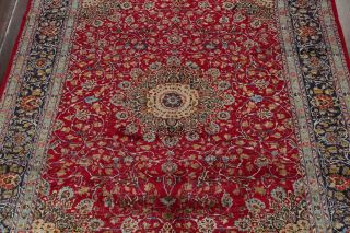 VINTAGE Traditional Floral Kashmar RED Area Rug 10 ' x13 ' Hand - made Oriental WOOL 4